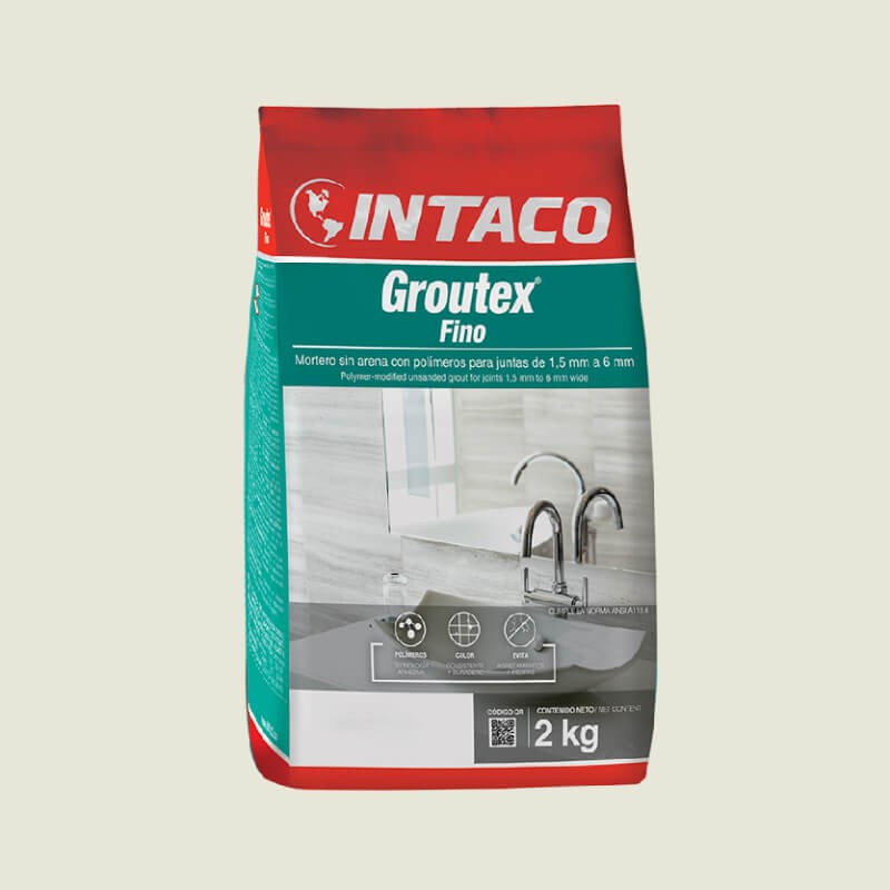 PORCELANA MARFIL FINO 2KG GROUTEX INTACO