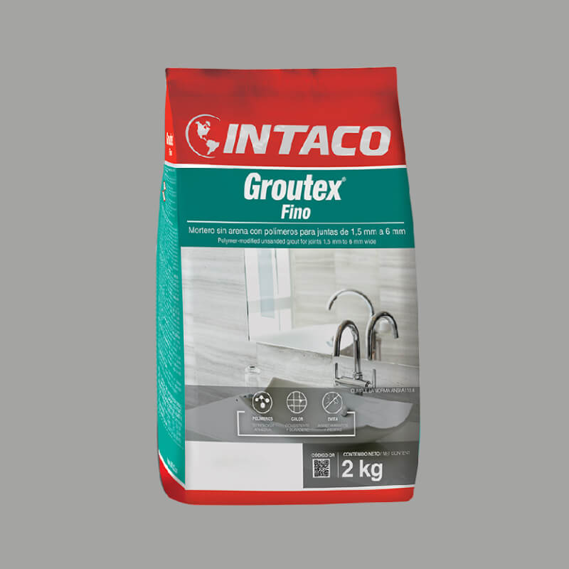 PORCELANA PLATA FINO 2KG GROUTEX INTACO