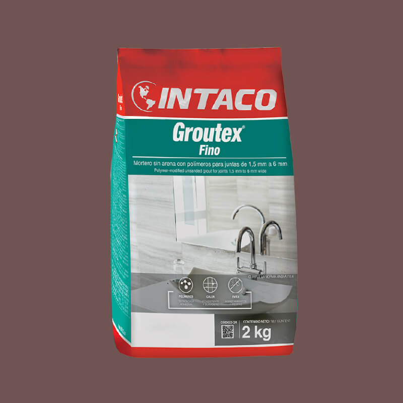 PORCELANA QUARRY FINO 2KG GROUTEX INTACO