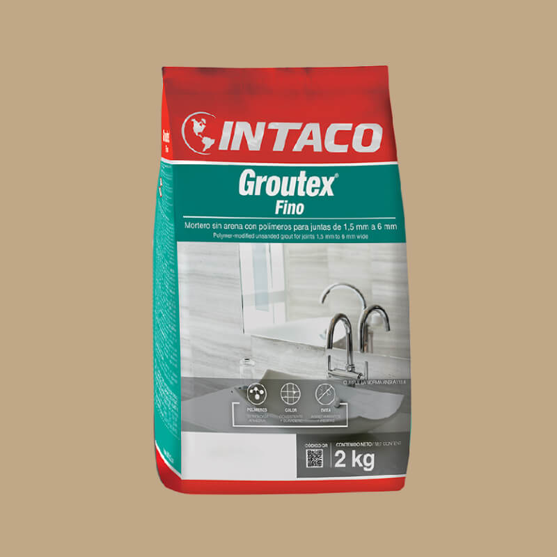 PORCELANA SAHARA FINO 2KG GROUTEX INTACO