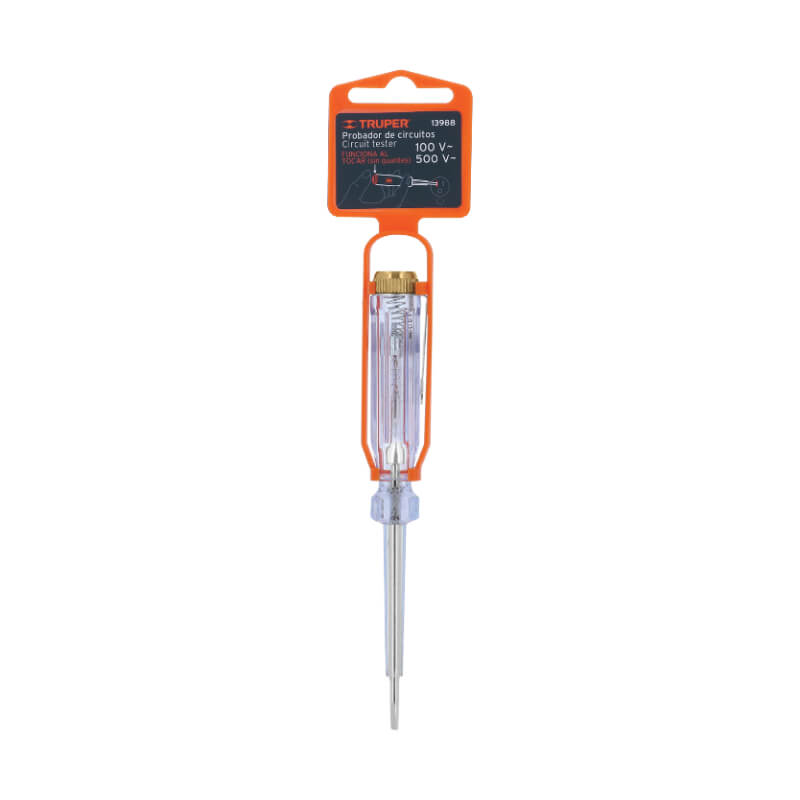 PROBADOR DE CIRCUITOS 100V ~ 500V 14CM 13988 TRUPER