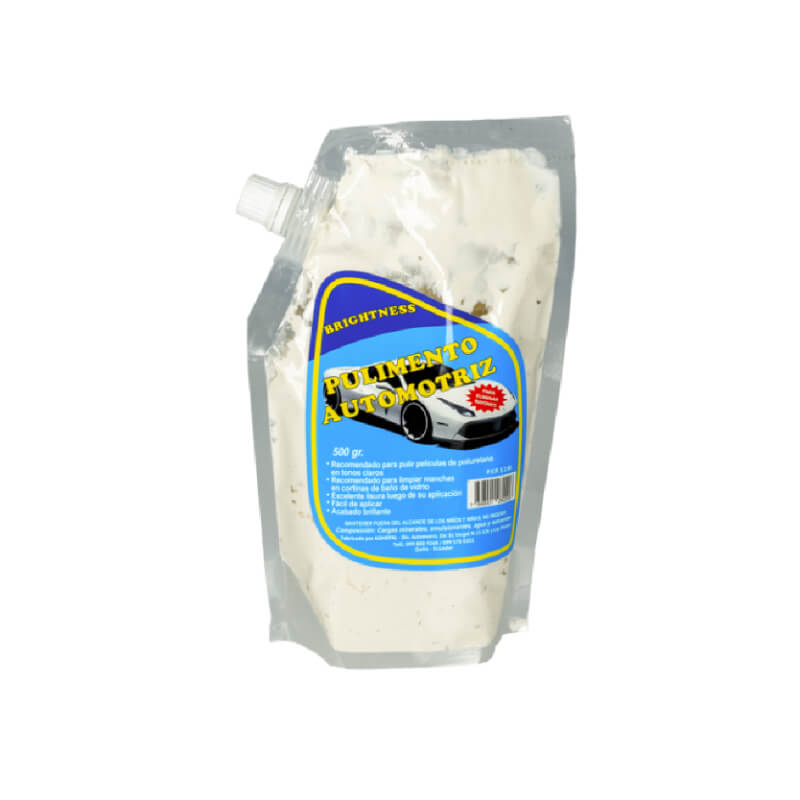PULIMENTO AUTOMOTRIZ BLANCO 500GR BRIGHTNESS