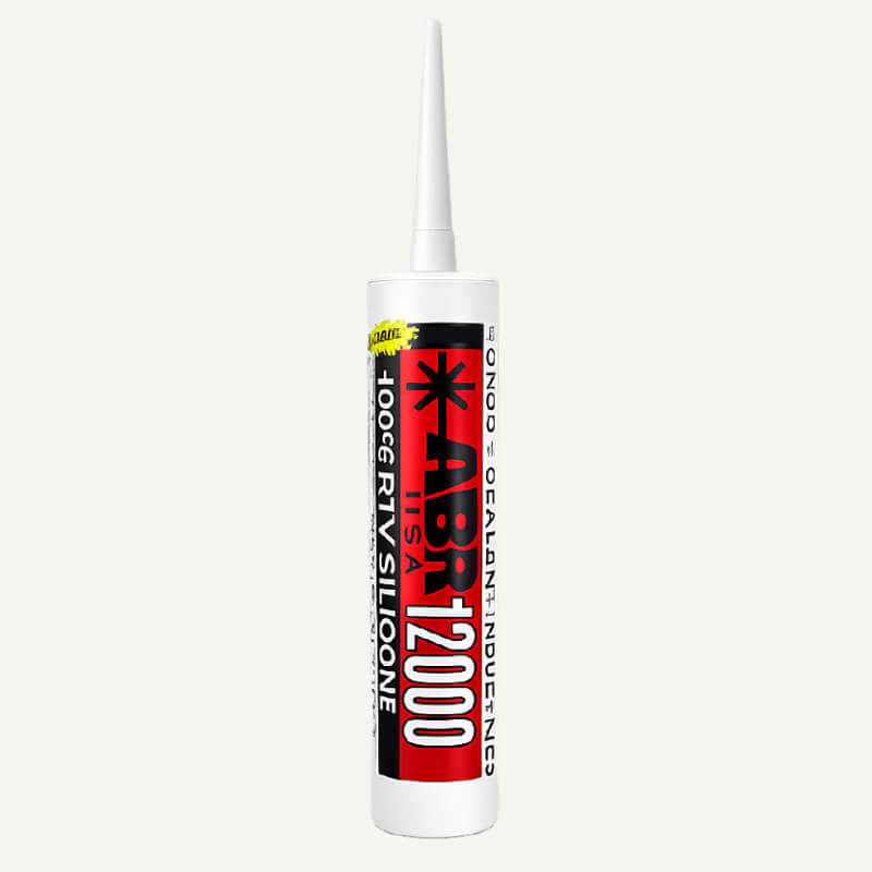 SILICON BLANCO-WHITE CARTUCHO 1200 (280ML) ABRO