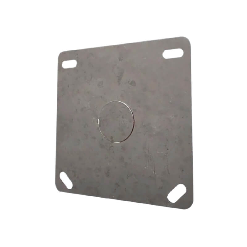 TAPA PARA CAJETIN CUADRADA 13CMX13CM METALICA