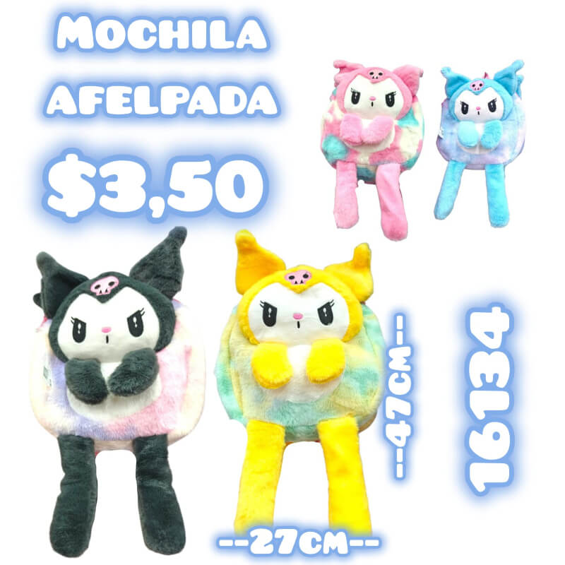 MOCHILA AFELPADA