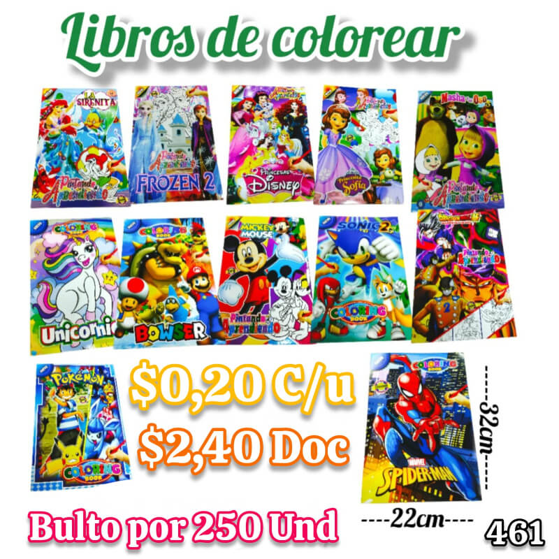 LIBROS DE COLOREAR