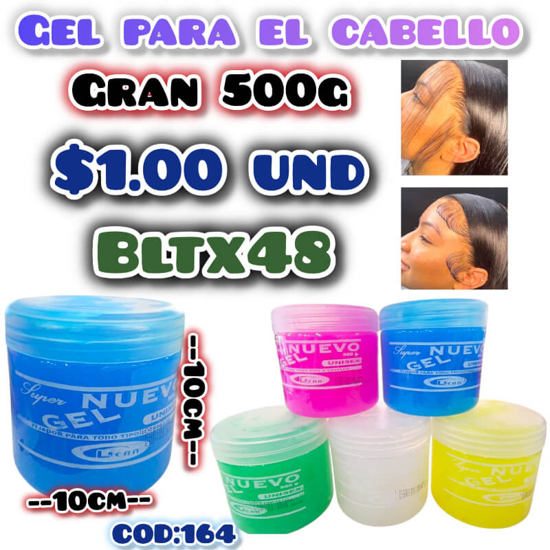 GEL PARA EL CABELLO 500g