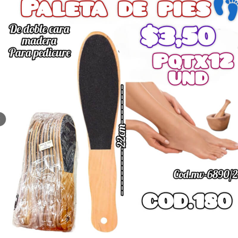 PALETA DE PIES