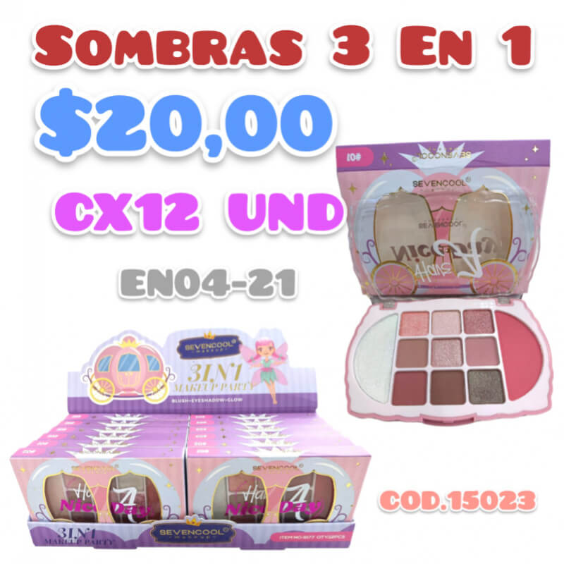 SOMBRAS 3 EN 1