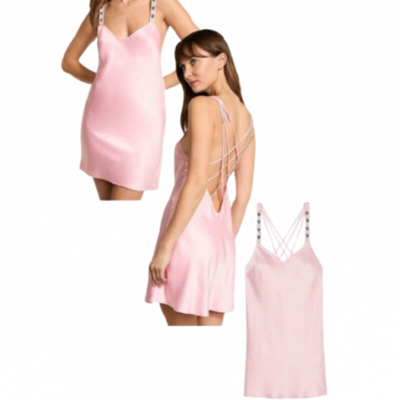 Babydoll Slip Victoria´s Secret, Talla M/L, Color Rosa.