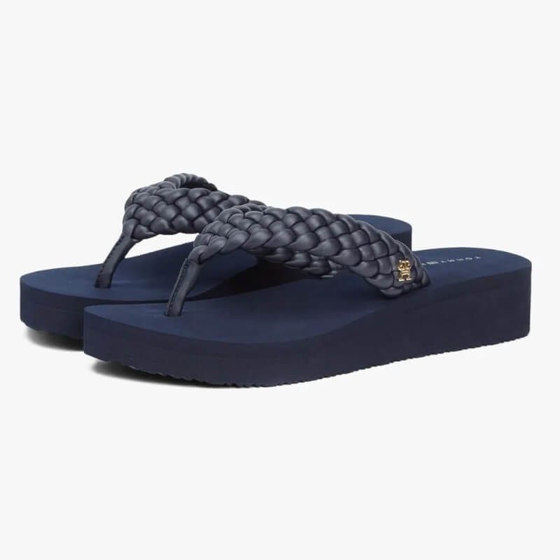 Sandalias Tommy Hilfiger TH Wedge Cornrow Beach