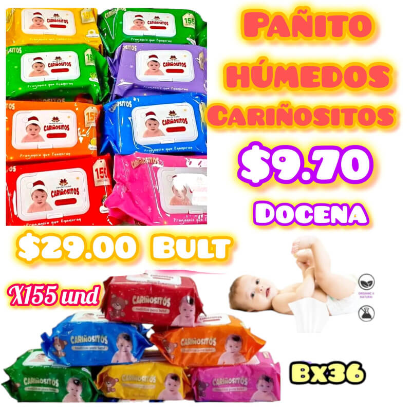 PAÑITO HUMEDO CARIÑOSITO X155