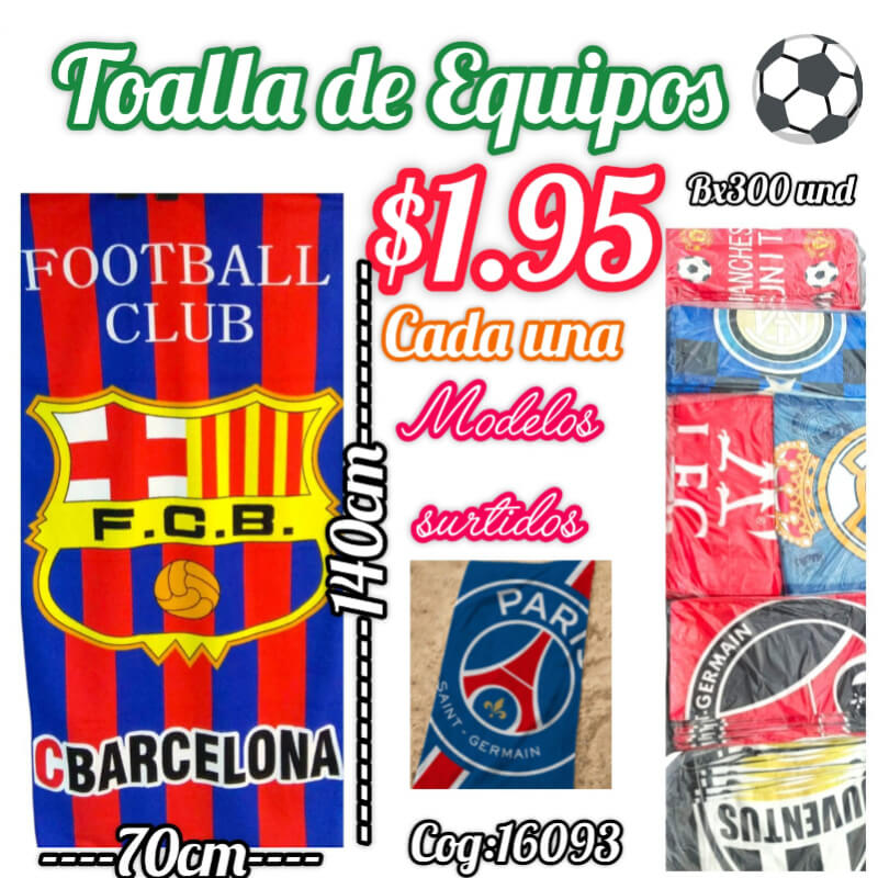 TOALLA DE EQUIPOS