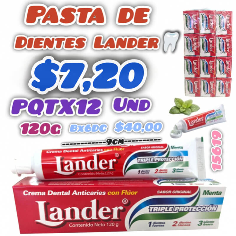 PASTA DE DIENTES LANDER
