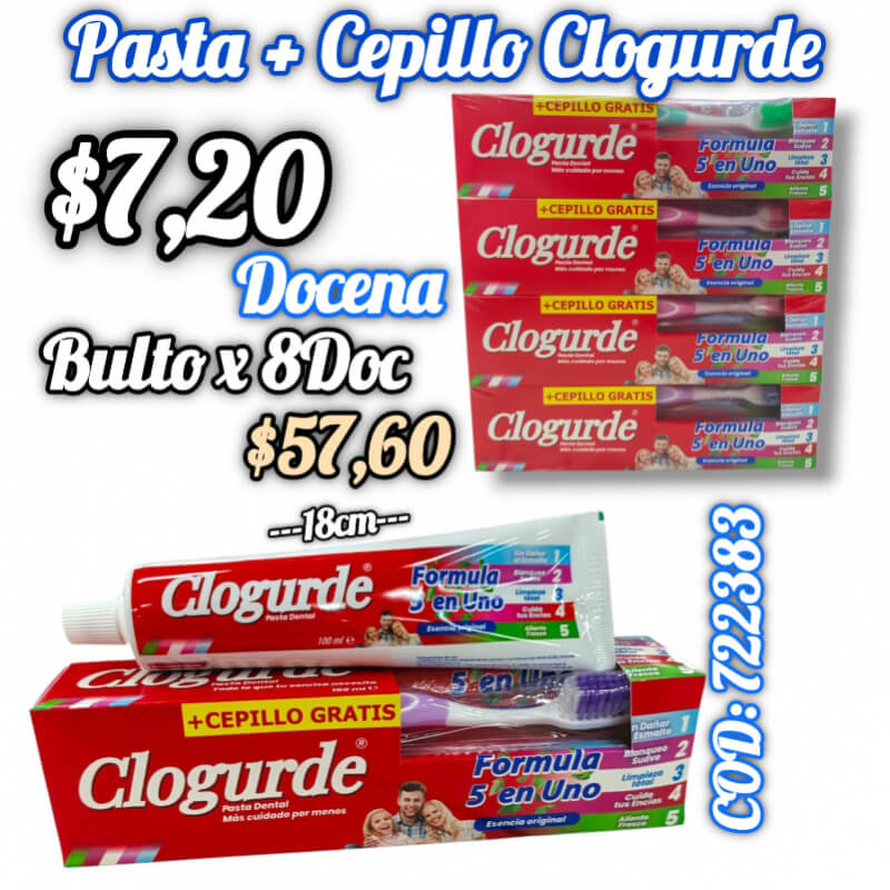 PASTA + CEPILLO CLOGURDE
