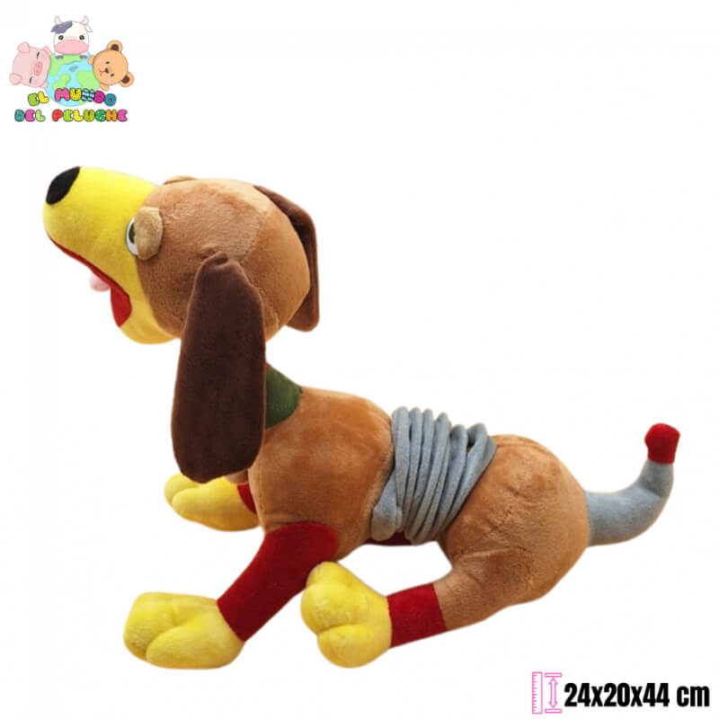 Peluche Slinky Dog Toy Story | Perro Resorte de Toy Story | 24x20x44 cm | El Mundo del Peluche