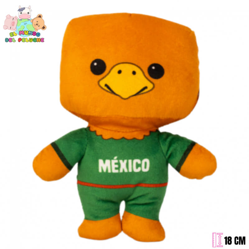 Peluche Águila de México – Colección Mundialera Fan | 18 cm | El Mundo del Peluche