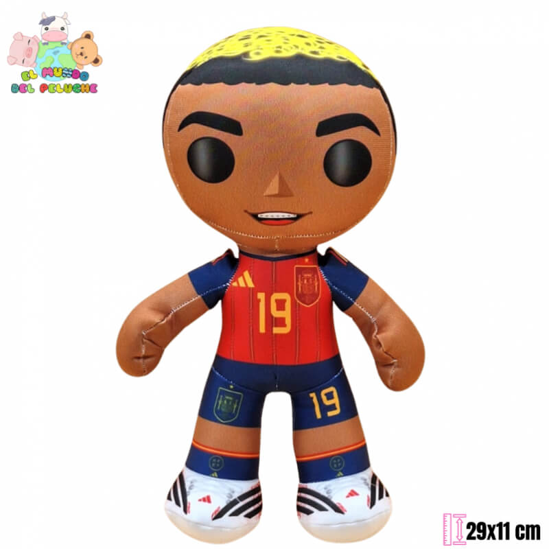 Peluche Funko Lamine Yamal | 29x11 cm | El Mundo del Peluche
