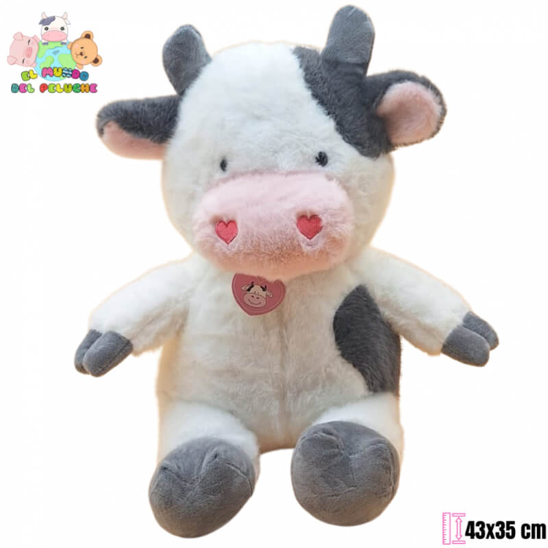 Vaca Love #3 Importación | 43x35 cm | El Mundo del Peluche