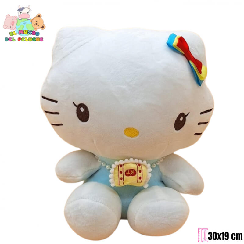 Peluche Kitty con Bolso y Moño | 30 x 19 cm | El Mundo del Peluche
