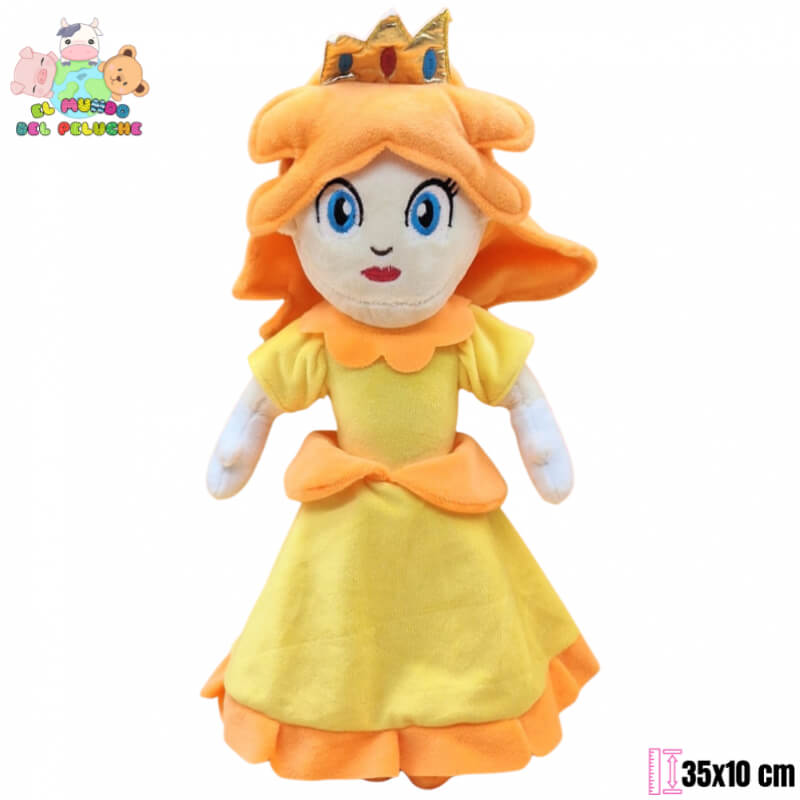 Peluche Princesa Daisy – Super Mario Galaxy | 35x10 cm | El Mundo del Peluche