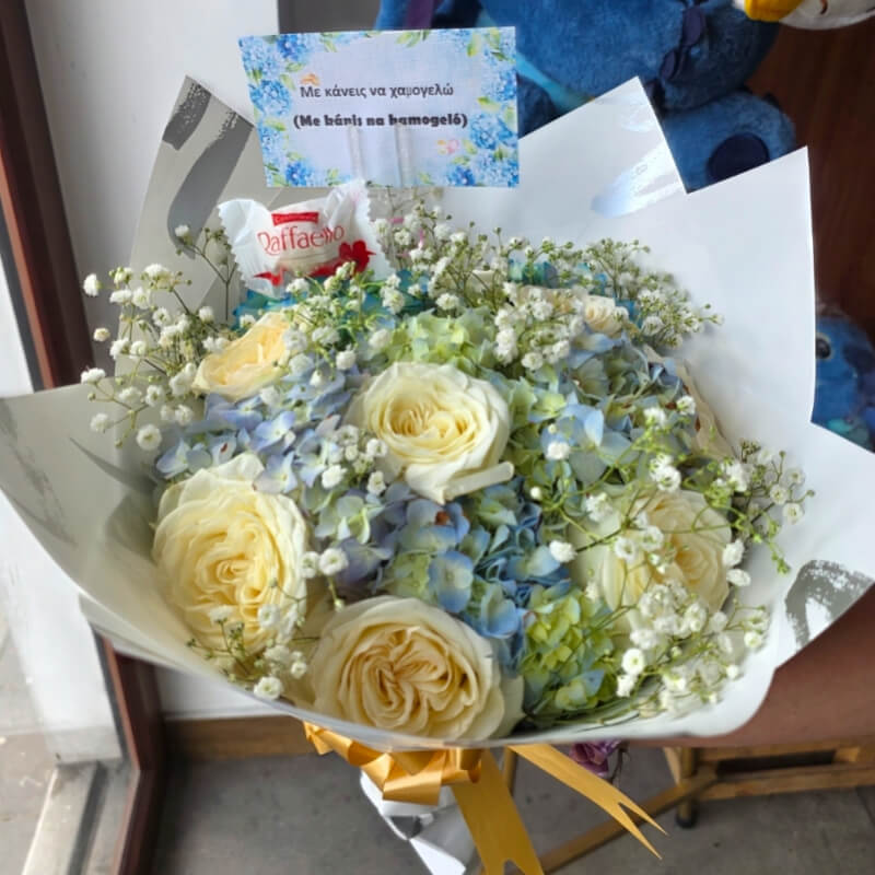 CIELO DE ENSUEÑO | Domo de Rosas Premium & Hortensias Celestes