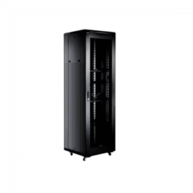 Rack de Piso 38U con Puerta de Vidrio | TECLAM