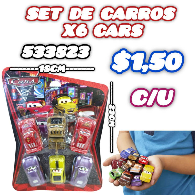 SET CARRO X 6