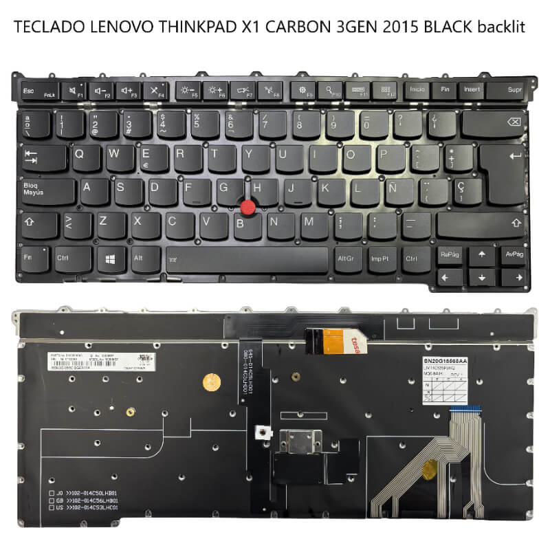TECLADO Lenovo ThinkPad X1 Carbon 3GEN 2015 BLACK backlit