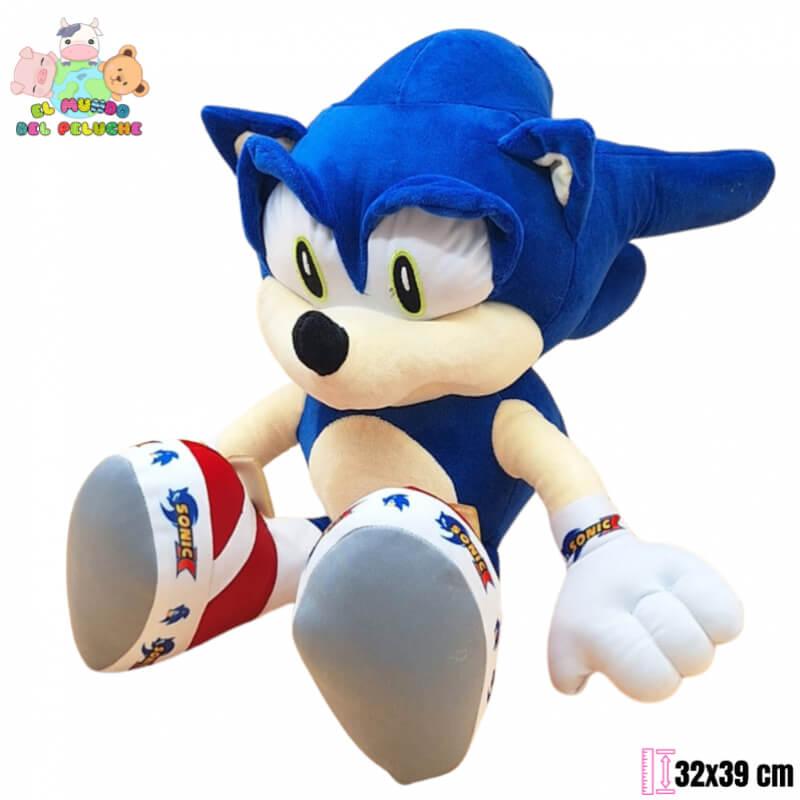 Peluche Sonic #2 Nacional | 32x39 cm | El Mundo del Peluche