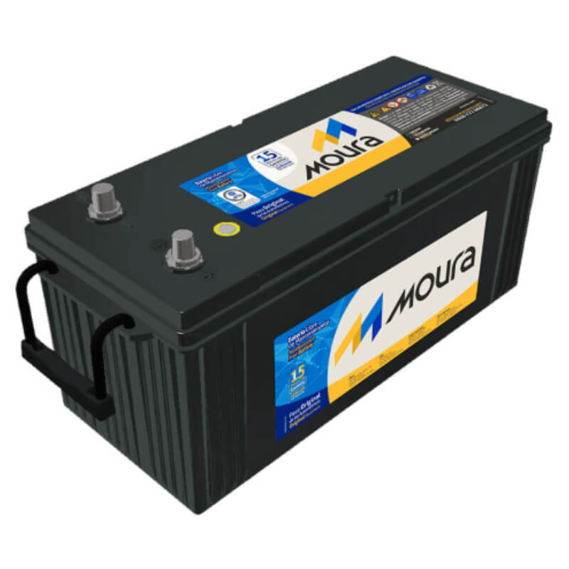 BATERIA MOURA N150 CON 25 PLACAS 150 AMPERIOS POLARIDAD DERECHA (+ -)