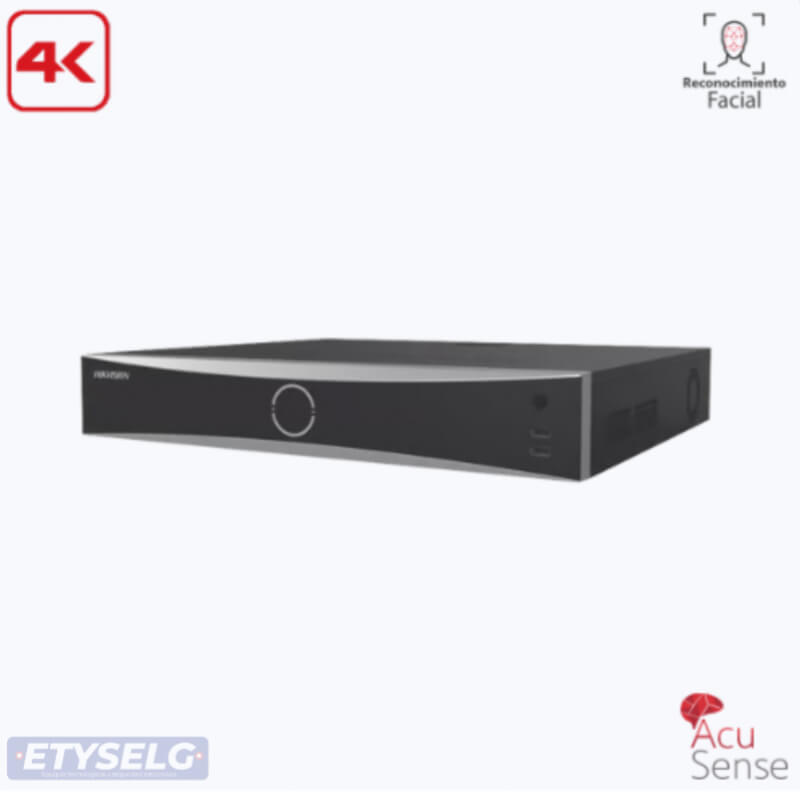 NVR 32 Canales con Reconocimiento Facial AI 4K