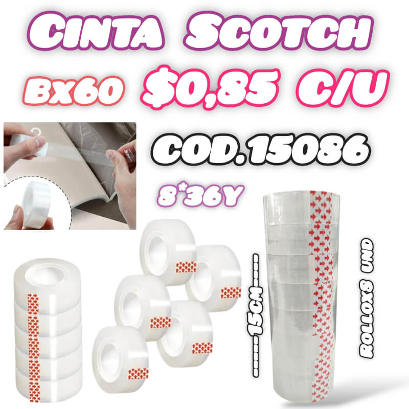 CINTA SCOTCH 8*36Y.
