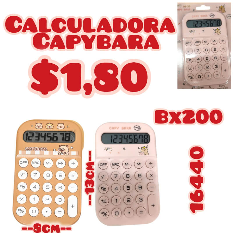 CALCULADORA CAPYBARA