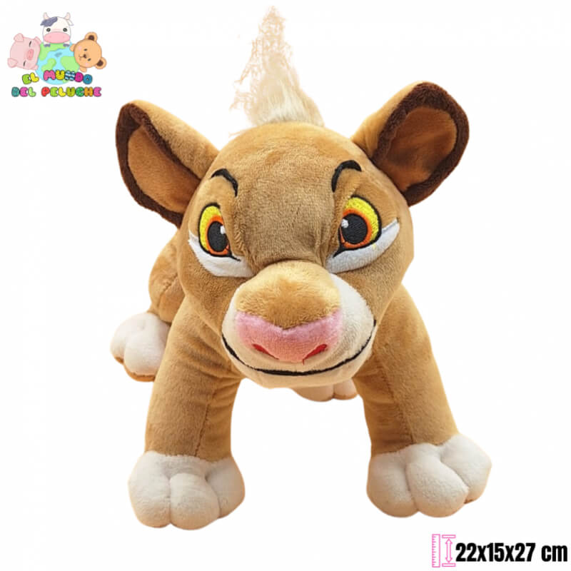 Peluche Simba #1 – El Rey León | 22x15x27 cm | El Mundo del Peluche