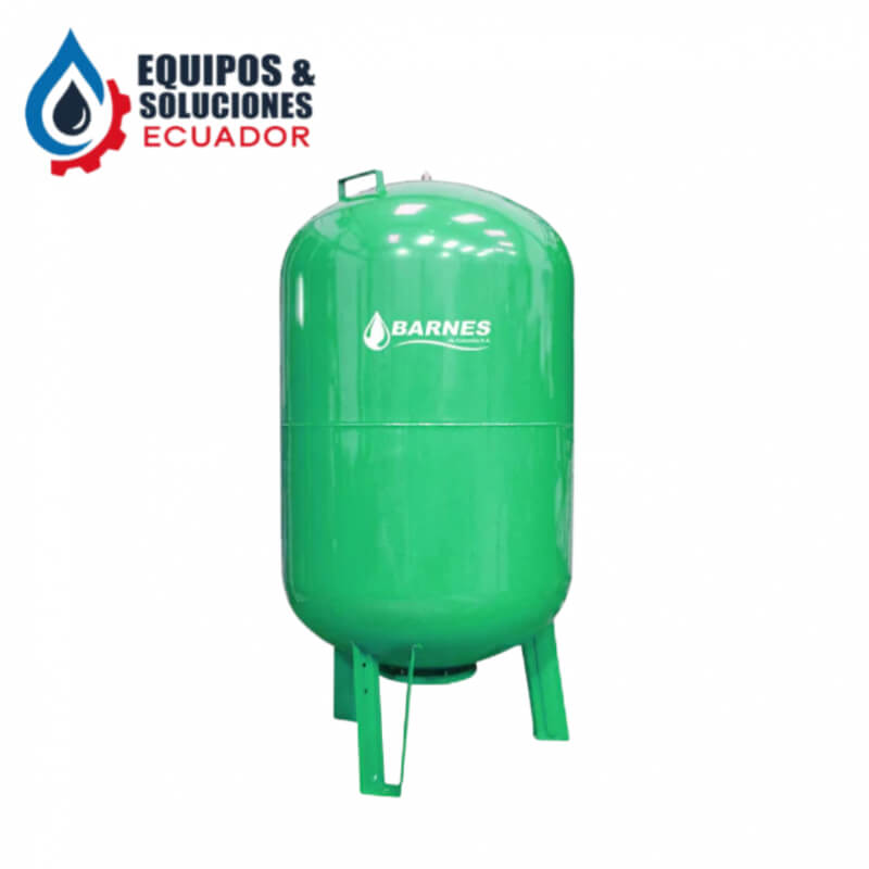 TANQUE HIDRONEUMÁTICO 500L VERTICAL CON MEMBRANA Barnes| Equipos & Soluciones Ecuador