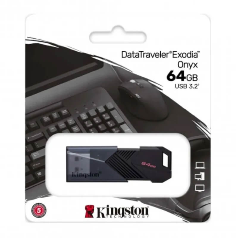 Kingston DataTraveler Exodia Onyx 64 GB USB 3.2