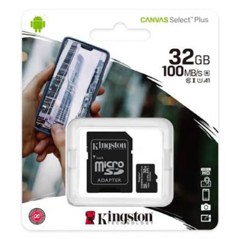 Kingston Canvas Select Plus microSD 32 GB A1 UHS-I