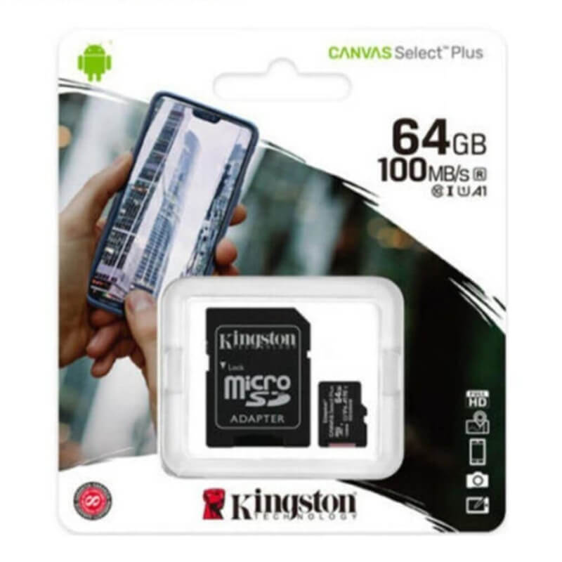 Kingston Canvas Select Plus microSD 64 GB A1 UHS-I