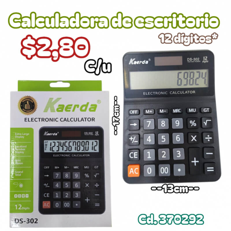 CALCULADORA DE ESCRITORIO
