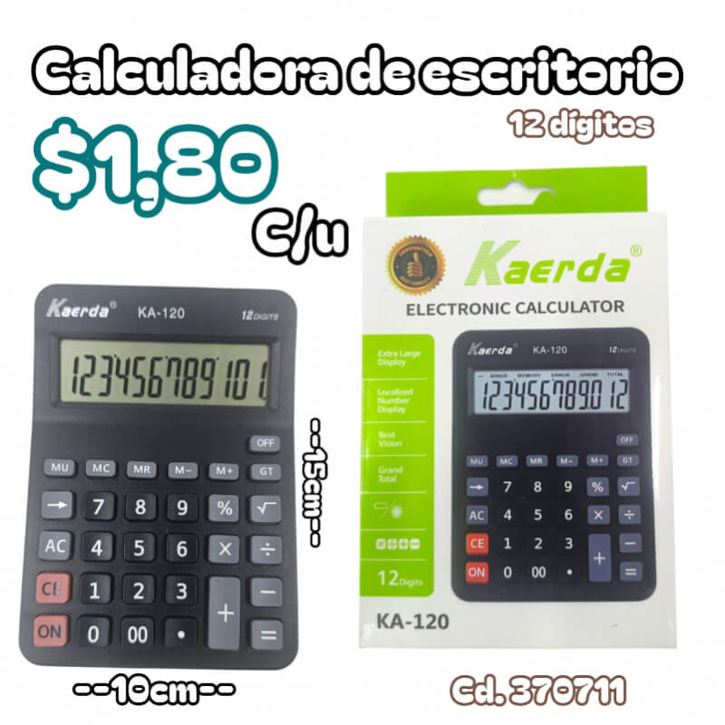 CALCULADORA DE ESCRITORIO