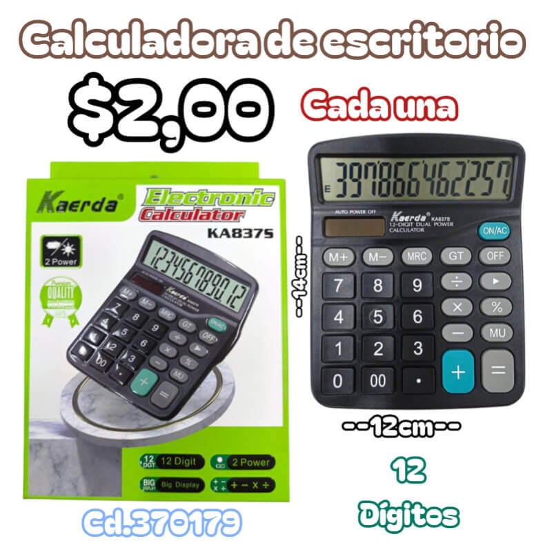 CALCULADORA DE ESCRITORIO