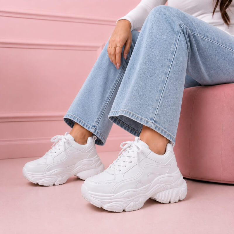 Sneakers Chunky Blancos