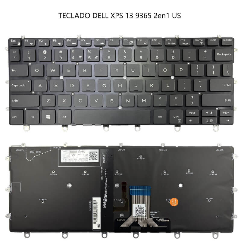 TECLADO DELL XPS 13 9365 2en1 US