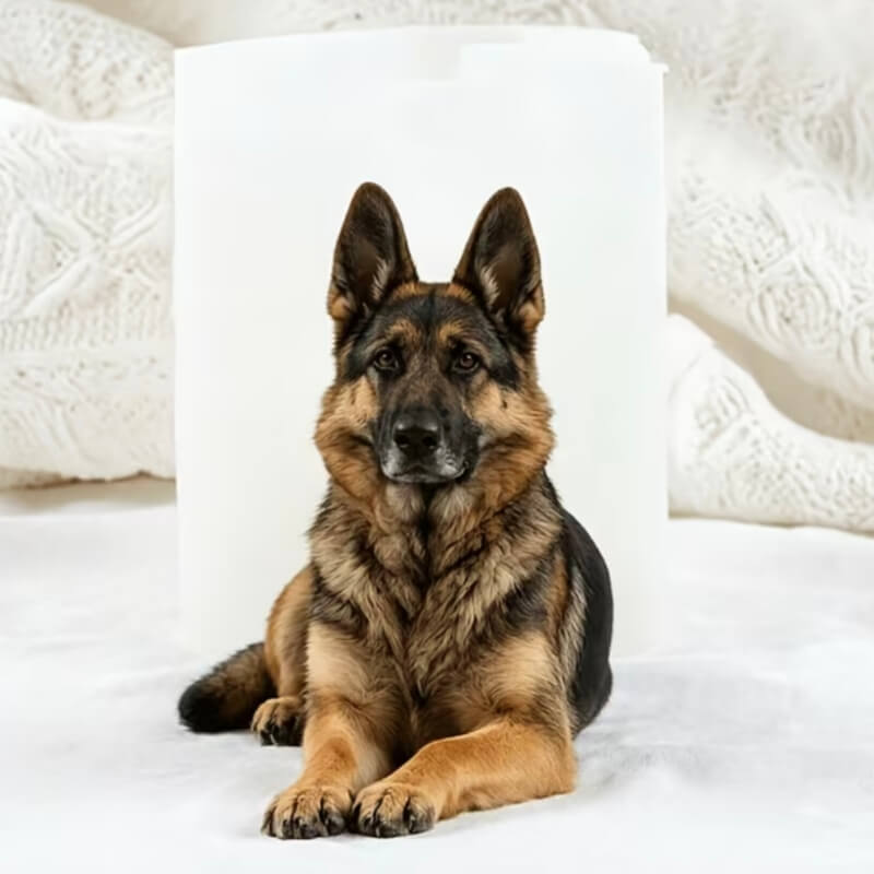 molde de perro pastor aleman