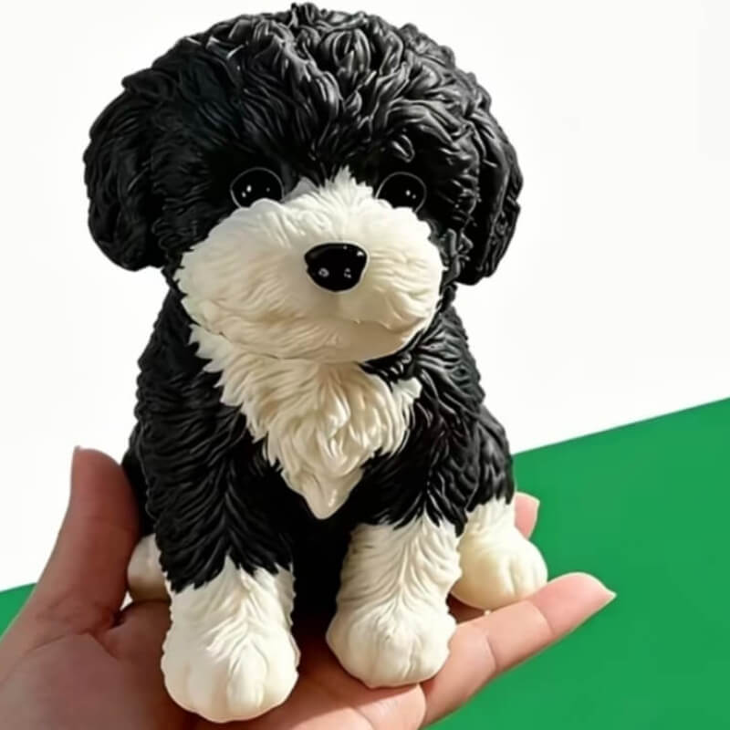 molde de perro caniche