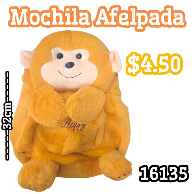 MOCHILA AFELPADA