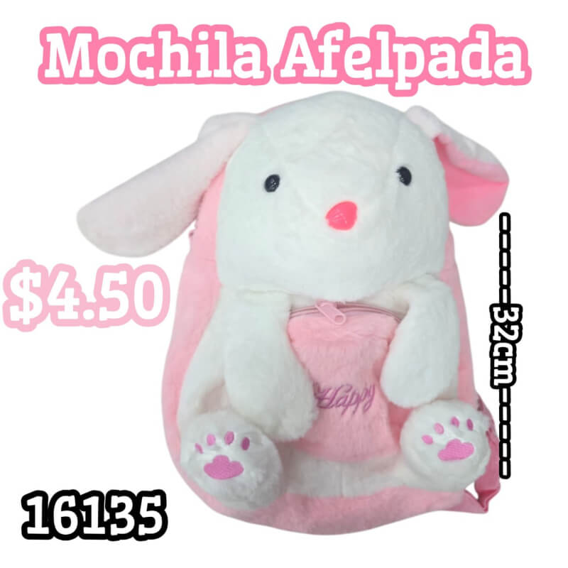 MOCHILA AFELPADA