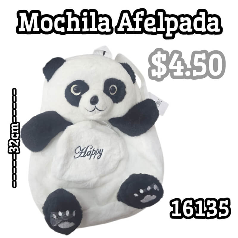 MOCHILA AFELPADA