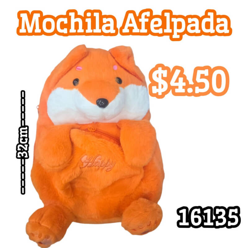 MOCHILA AFELPADA